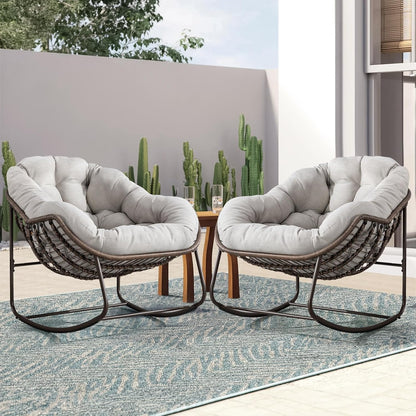 Find Your Comfort Zone. Our Woven Egg Chair features a luxuriously soft, oversized cushion. It's your perfect retreat for indoor lounging and outdoor sunny escapes.