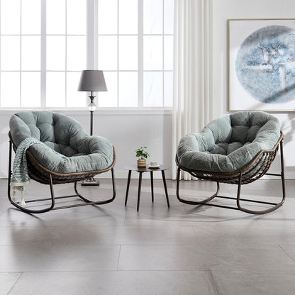 Find Your Comfort Zone. Our Woven Egg Chair features a luxuriously soft, oversized cushion. It's your perfect retreat for indoor lounging and outdoor sunny escapes.