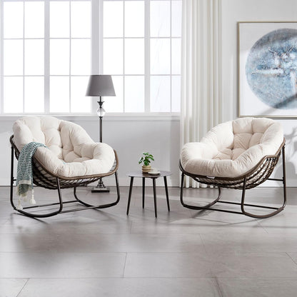 Find Your Comfort Zone. Our Woven Egg Chair features a luxuriously soft, oversized cushion. It's your perfect retreat for indoor lounging and outdoor sunny escapes.