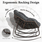 Find Your Comfort Zone. Our Woven Egg Chair features a luxuriously soft, oversized cushion. It's your perfect retreat for indoor lounging and outdoor sunny escapes.