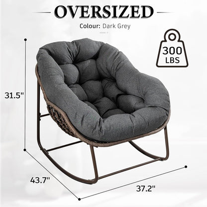 Find Your Comfort Zone. Our Woven Egg Chair features a luxuriously soft, oversized cushion. It's your perfect retreat for indoor lounging and outdoor sunny escapes.
