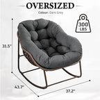 Find Your Comfort Zone. Our Woven Egg Chair features a luxuriously soft, oversized cushion. It's your perfect retreat for indoor lounging and outdoor sunny escapes.