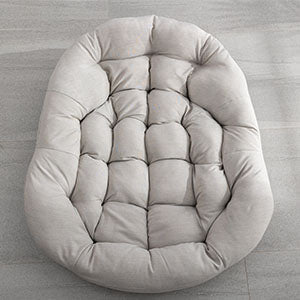 Find Your Comfort Zone. Our Woven Egg Chair features a luxuriously soft, oversized cushion. It's your perfect retreat for indoor lounging and outdoor sunny escapes.